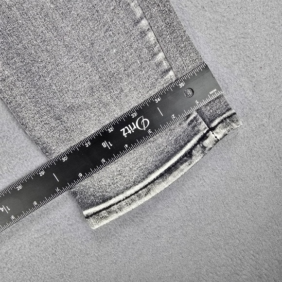 Encrypted Jeans Mens 38x31 Gray Slim Tapered Distressed Stretch Denim Pants - Picture 7 of 13